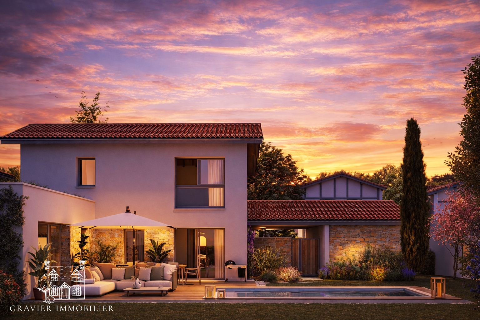 VILLA T6 PROGRAMME NEUF AVEC PISCINE A ANGLET